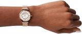 Emporio Armani Watch for Women, Two Hand Movement, 32 mm Rose Gold Stainless Steel Case with a Stainless Steel Strap, AR11320