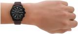 Emporio Armani Watch for Men Quartz/Chrono movement 42mm case size with a Leather strap AR11549