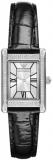 Emporio Armani Watch for Women, 22mm Rectangle Case Quartz Two Hand Movement with Stainless Steel or Leather Strap