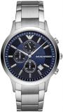 Emporio Armani Men's Chronograph, Stainless Steel Watch, 43mm case size