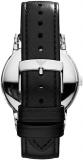 Emporio Armani Watch for Men, Quartz Three Hand Date Movement and 41mm Case Size with Stainless Steel or Leather Strap