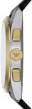 Emporio Armani Watch for Men, Quartz 2 sub dial Chronograph Movement and 43mm Case Size with Leather Strap