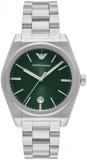 Emporio Armani Watch for Men, Quartz Three Hand Movement and 41mm Case Size with Stainless Steel Strap