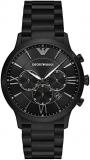 Emporio Armani Men's Chronograph, Stainless Steel Watch, 43mm case size