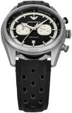 Emporio Armani Watch for Men, Quartz Chronograph Movement and 42mm Case Size with Stainless Steel or Leather Strap