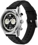 Emporio Armani Watch for Men, Quartz Chronograph Movement and 42mm Case Size with Stainless Steel or Leather Strap