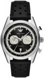 Emporio Armani Watch for Men, Quartz Chronograph Movement and 42mm Case Size with Stainless Steel or Leather Strap