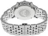 Emporio Armani Watch for Men, Quartz 2 sub dial Chronograph Movement and 43mm Case Size with Stainless Steel Strap