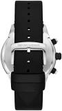 Emporio Armani Watch for Men, Quartz 3 sub dial Chronograph Movement and 43mm Case Size with Leather Strap