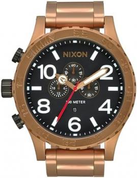 Nixon Men Analog Japanese Quartz Watch with Stainless Steel Strap A1389-5145-00