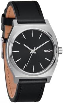 NIXON Time Teller A1373-100m Water Resistant Men's Analog Fashion Watch (37mm Watch Face, 20mm-18mm Leather Band)