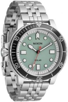 NIXON Stinger 44 A1402-100m Water Resistant Men's Analog Watch (44mm LUM Face, 20mm Stainless Steel Band)