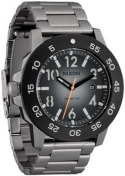 NIXON Smyth 44 A1414-100m Water Resistant Analog Watch (44 mm Face, 23 mm Stainless Steel Band)