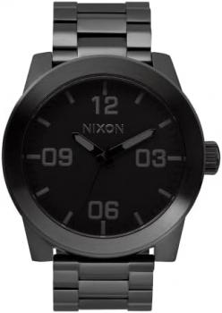 NIXON Men Analog Japanese Quartz Watch with Stainless Steel Strap NIXON-A346-P