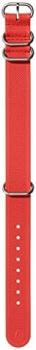 Nixon FKM Rubber NATO BA005-3403-00 Replacement Strap for Watches with 20 mm Silicone and Rubber in Fire Colour with Buckle and Stainless Steel Fittings, Fire, 20mm