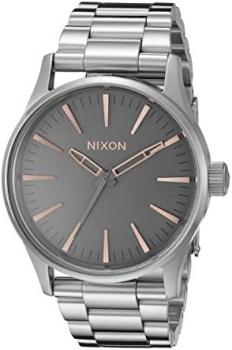 NIXON Men's A4502064 Sentry 38 SS Analog Display Analog Quartz Watch