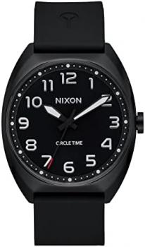 Nixon Men Analog Quartz Watch with Silicone Strap A1365-004-00