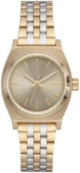NIXON Women's Small Time Teller Stainless Steel Watch, Rose Gold, The Small Time Teller
