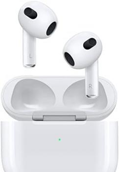 Apple AirPods (3rd generation) with Lightning Charging Case (Renewed)
