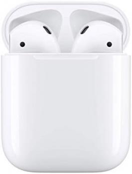 Apple AirPods (2nd Generation) MV7N2ZM/A - White (Renewed)