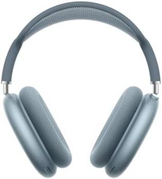 Apple AirPods Max Wireless Over-Ear Headphones, Pro-Level Active Noise Cancellation, Transparency Mode, Personalised Spatial Audio, USB-C Charging, Bluetooth Headphones for iPhone, Blue