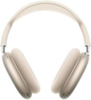 Apple AirPods Max Wireless Over-Ear Headphones, Pro-Level Active Noise Cancellation, Transparency Mode, Personalised Spatial Audio, USB-C Charging, Bluetooth Headphones for iPhone, Starlight