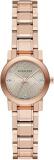 Swiss Diamonds Rose Gold Dial 26mm Women Wrist Watch The City BU9215