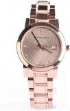 Burberry Watch Analog BU9126 The City City Rose Gold Watch, Bracelet Type