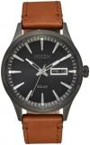 Nixon Unisex's Analogue Japanese Quartz Movement Watch with Leather Strap A1347-131-00