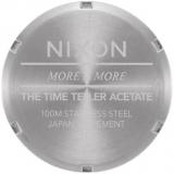 NIXON Time Teller Acetate 100m Water Resistant Women's Analog Fashion Watch (37mm Watch Face, 20mm Acetate Band)