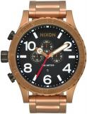 Nixon Men Analog Japanese Quartz Watch with Stainless Steel Strap A1389-5145-00