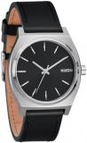 NIXON Time Teller A1373-100m Water Resistant Men's Analog Fashion Watch (37mm Watch Face, 20mm-18mm Leather Band)