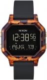NIXON Siren A1210 - Tortoise - 100m Water Resistant Women's Digital Sport Watch (38mm Watch Face, 18mm-16mm Pu/Rubber/Silicone Band)