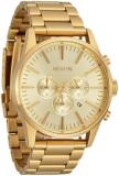 NIXON Sentry Chrono Watch, All Gold