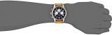 NIXON Men's 48-20 Gun Rose Stainless Steel Chronograph Watch with Leather Band