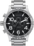 NIXON 51-30 Chrono A1389-300m Water Resistant Men's Analog Fashion Watch (51mm Watch Face, 25mm Stainless Steel Band)