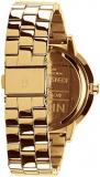 Nixon Women's Quartz Watch Kensington All Gold/Black Sunray A0992042-00 with Metal Strap