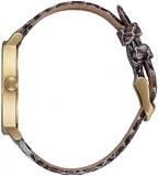 Nixon Arrow Leather Taupe Amuse watch A10912890 Women Gold