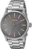 NIXON Men's A4502064 Sentry 38 SS Analog Display Analog Quartz Watch