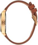 Nixon Men Analog Japanese Quartz Watch with Leather Strap A1373-5168-00