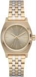 NIXON Women's Small Time Teller Stainless Steel Watch, Rose Gold, The Small Time Teller