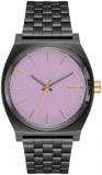 NIXON A1130 5271-00 MEDIUM TIME TELLER GUNMETAL/LAVENDER/GOLD
