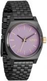 NIXON A1130 5271-00 MEDIUM TIME TELLER GUNMETAL/LAVENDER/GOLD