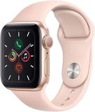 Apple Watch Series 5 (GPS, 40MM) - Gold Aluminium Case with Pink Sand Sport Band...