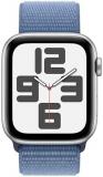 Apple Watch SE (2nd Gen) [GPS + Cellular 44mm] - Silver Aluminum Case with Silver Sport Loop Band, One Size (Renewed)
