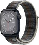 Apple Watch Series 8 (GPS, 41MM) - Midnight Aluminum Case with Midnight Sport Loop (Renewed)