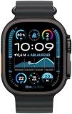 Apple Watch Ultra 2 [GPS + Celular, 49mm] Titanium Case with Black Ocean Band, One Size (Renewed)