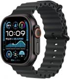 Apple Watch Ultra 2 [GPS + Celular, 49mm] Titanium Case with Black Ocean Band, One Size (Renewed)