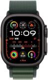 Apple Watch Ultra 2 [GPS + Cellular 49 mm] Titanium Case with Alpine Loop/Dark Green, M (Renewed)
