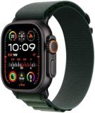 Apple Watch Ultra 2 [GPS + Cellular 49 mm] Titanium Case with Alpine Loop/Dark Green, M (Renewed)